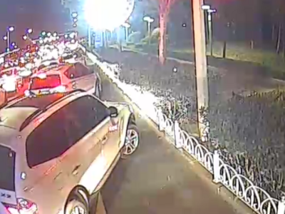 晚高峰的路上响起救护车的警报声，青岛百余辆私家车共同做了这件事……