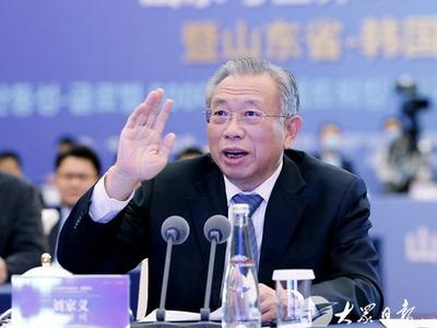 “山东与世界500强连线”韩国专场活动举行，刘家义出席，李干杰致辞