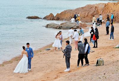 黄金“嫁期”，“海誓山盟”定格最美瞬间