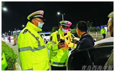 黄岛交警假期开展酒驾专项整治拉网清查  39名酒司机假日贪杯被查 
