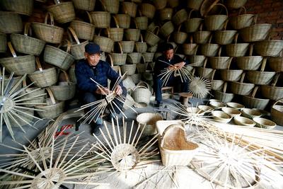 即墨：小小竹编助增收