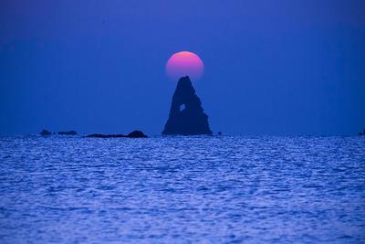 石老人日出，遇见最美的清晨