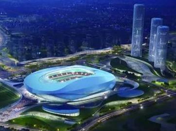 亚洲杯专业足球场预计2022年11月竣工！明年青岛将办世界笼式足球锦标赛