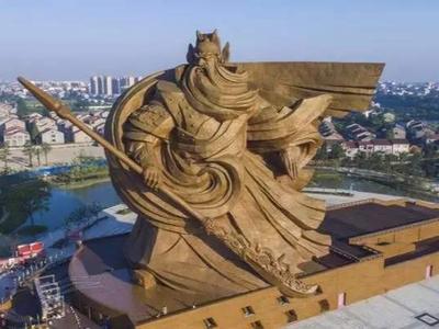 湖北荆州巨型关公雕像违建始末：未批先建、“越大越好”