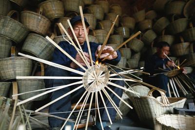 即墨：小小竹编助增收