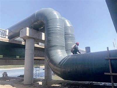 历时400天建设，跨越三区，青岛北部高温水长输管线供热工程正式启用 