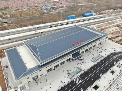 平度首通高铁 潍莱高铁正式通车