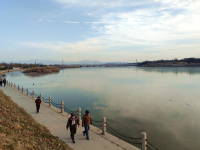 冬韵尽显，白沙河开启“冰封”模式