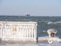 冻透了！胶州湾沿岸成“魔幻世界”