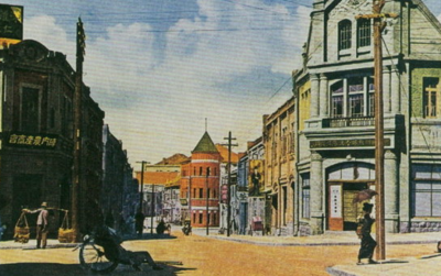 青岛老照片重拍回顾 百年街景今昔对比（2）