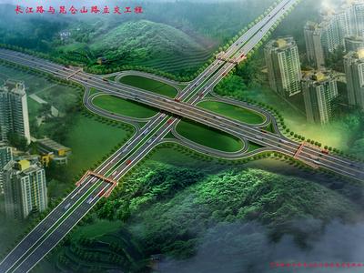 西海岸长昆立交预计明年6月通车，将有效缓解滨海大道通行压力