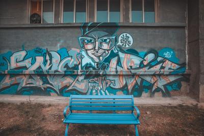 看，纺织谷里的“灵魂”涂鸦墙