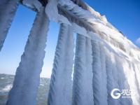 冻透了！胶州湾沿岸成“魔幻世界”