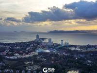 太惊艳！太平山电视塔上观前海云霞