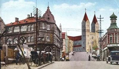  青岛老照片重拍回顾 百年街景今昔对比（1）