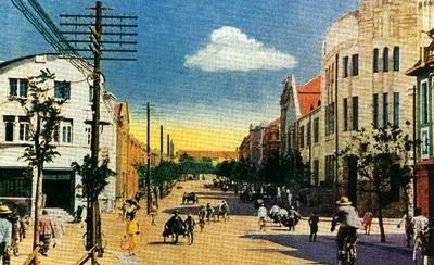 青岛老照片重拍回顾 百年街景今昔对比（2）