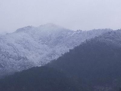 远山白雪！城阳今年的第一场雪“长”这样