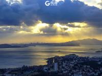 太惊艳！太平山电视塔上观前海云霞