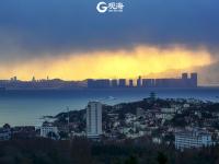 太惊艳！太平山电视塔上观前海云霞