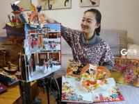 走！跟着这位姑娘走进立体书的“折叠世界”