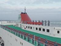 这一刻，退伍前的水兵圆梦了!