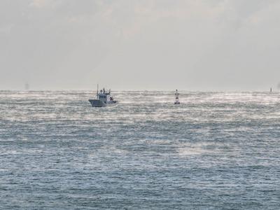 气温零下11摄氏度，青岛的海面却“开锅了”