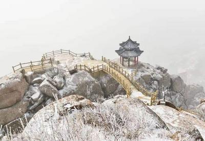 -18℃，带你看严寒下的崂山跨年雪景