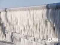 冻透了！胶州湾沿岸成“魔幻世界”