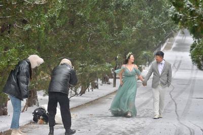 雪中八大关，变身童话王国