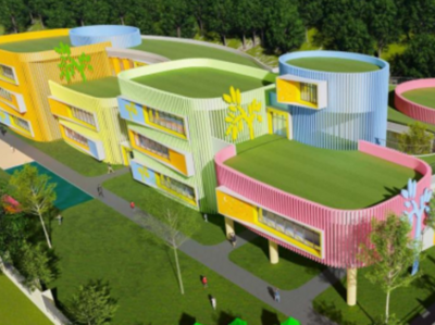 李沧区这个9班制幼儿园项目动工建设，预计明年竣工投入使用！