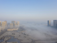 如梦似幻！青岛海滨再现平流雾美景