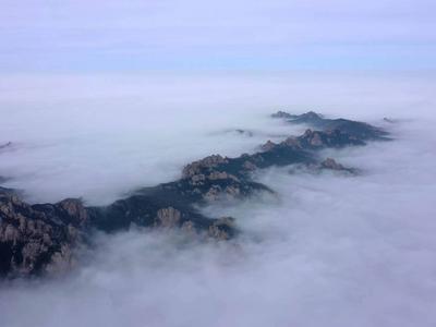 壮观！实拍崂山云海，如置身仙境...
