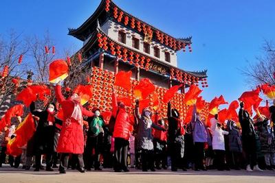 央视2021《东西南北贺新春》节目在即墨古城录制！