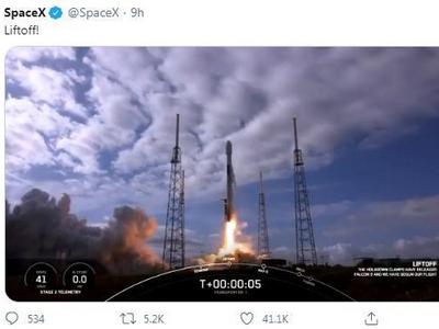 一箭143星！SpaceX火箭创下单次发射卫星数量新纪录