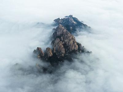 壮观！实拍崂山云海，如置身仙境...