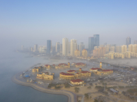 如梦似幻！青岛海滨再现平流雾美景