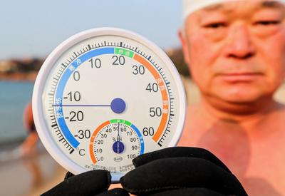 勇敢者的游戏！实拍零下14℃冬泳人的日常