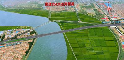 蓝谷至胶东机场快速通道的关键节点：国道204大沽河桥梁工程全面落地开工
