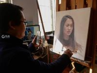 就地过年  画家村里翰墨飘香