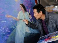 就地过年  画家村里翰墨飘香