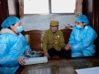 情系老兵  新春送暖