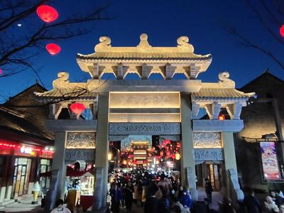 大红灯笼闹新春！即墨古城年味十足