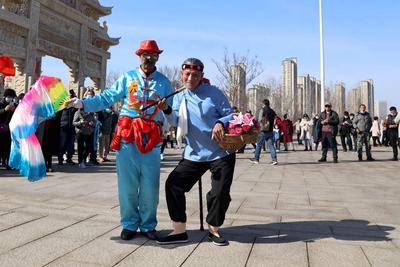 花式迎新春！即墨古城里热闹非凡