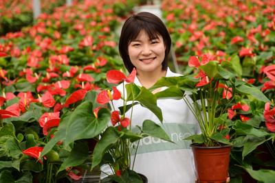 花贺新年 助推乡村振兴