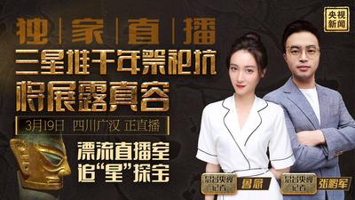 回放 | 三星堆千年祭祀坑将展露真容 漂流直播室追“星”探宝 