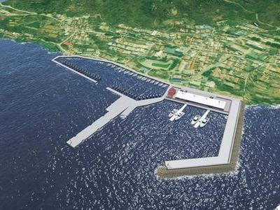 北方第一高岛再添惠民工程，灵山岛陆岛交通码头工程开工