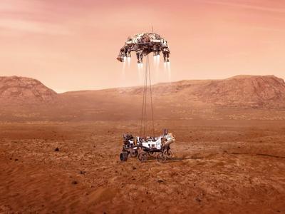 美国“毅力”号火星车完成着陆后首次行驶测试，移动大约6.5米