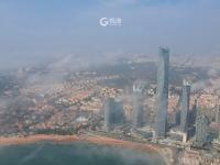 500米瞰去，青岛前海秒变“天空之城”