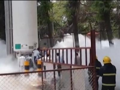 印度一医院氧气储存罐泄漏，致22名新冠病人因缺氧死亡