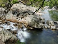 “九水画廊”名不虚传，瀑布如丝宛若仙境